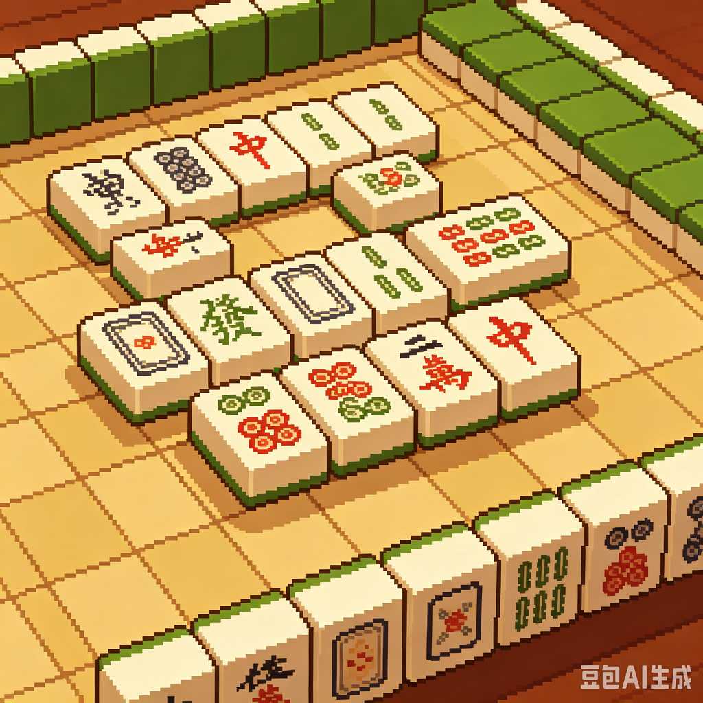 holiday present mahjong tiles